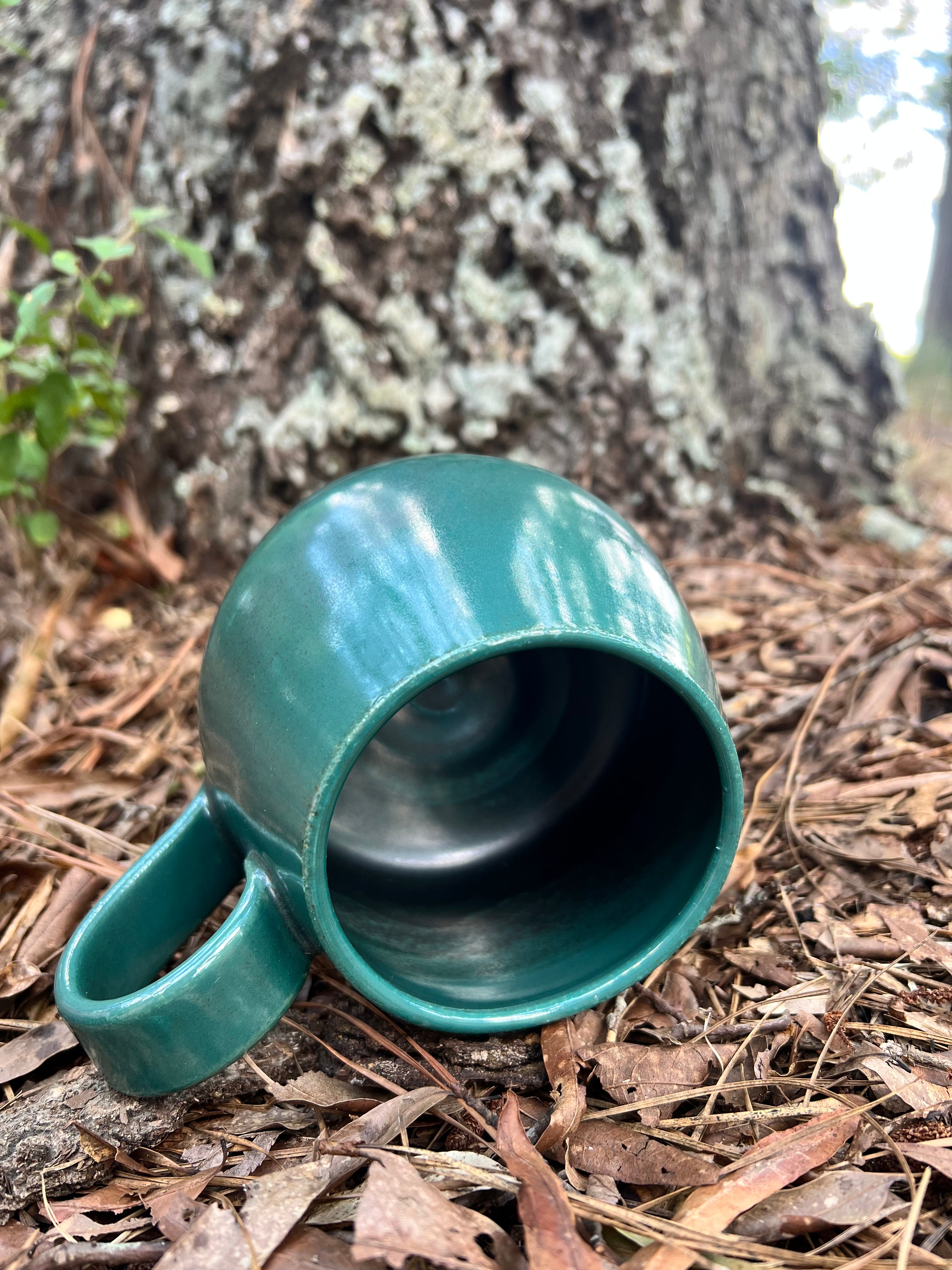 turquoise d20 mug