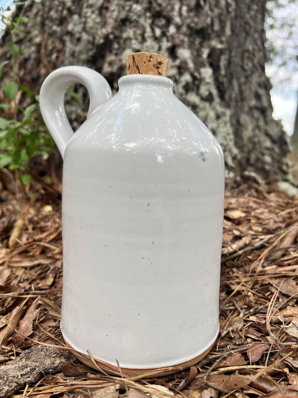 white jug with handle